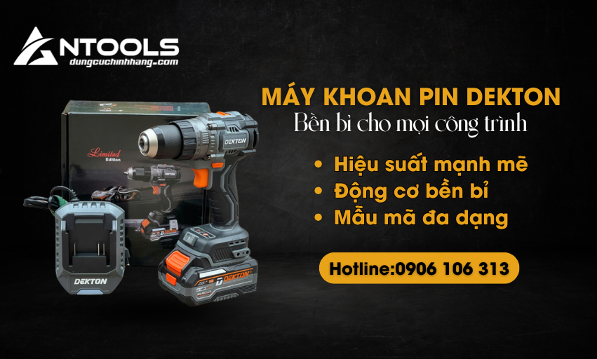 may khoan pin